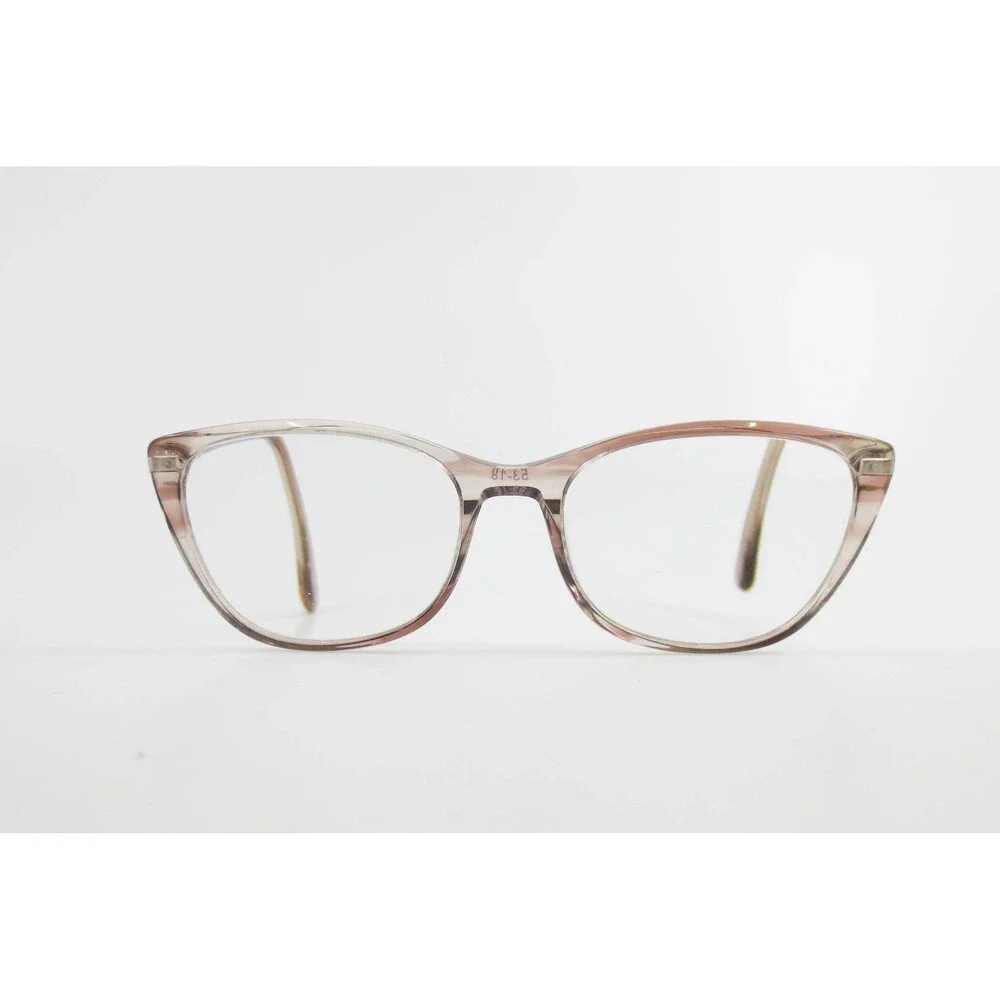 CM 202243 Blush Cat Eye Eyeglasses Frames 53-18-140 Pink Translucent Women